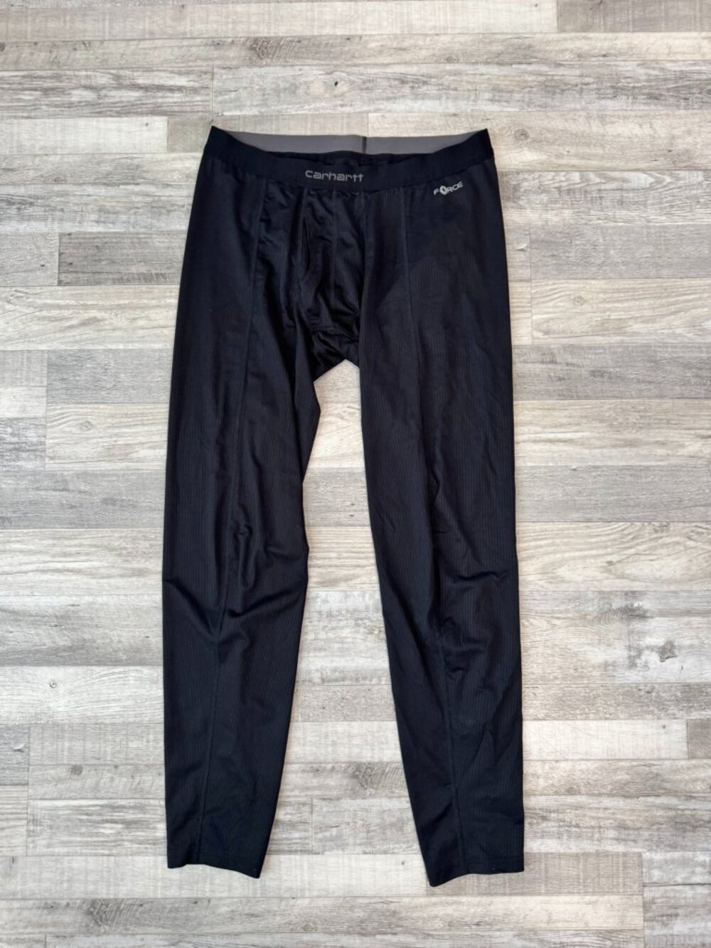 Carhartt Force Black Base Layer Pants Men's XL Tall R16 - Picture 1 of 7